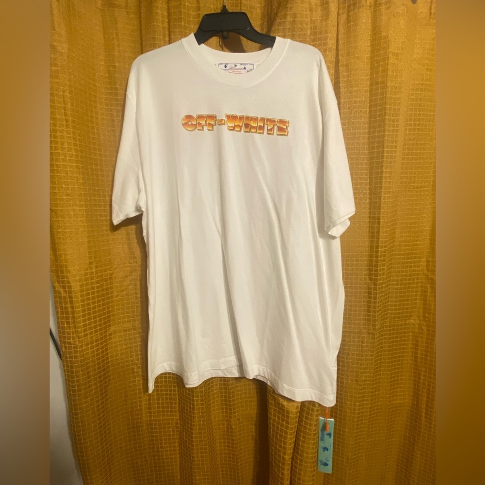 Authentic Off-White T-Shirt. Men’s size Medium. Never worn. Tags still on shirt.